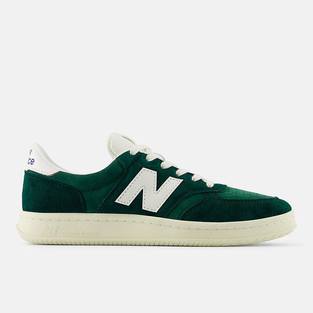 New Balance T500 Shoes Marsh Green with Angora and Sea Salt